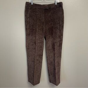 New Directions brown corduroy pants size 12  classic business casual workwear